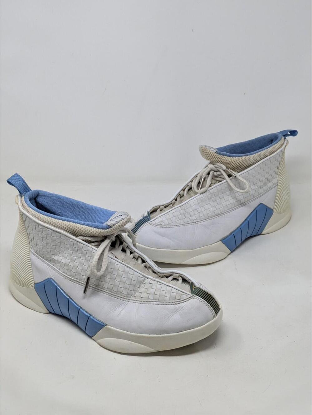 Nike Air Jordan 15 XV OG Columbia White Blue Men’s Size 9 US Shoes 136029-141